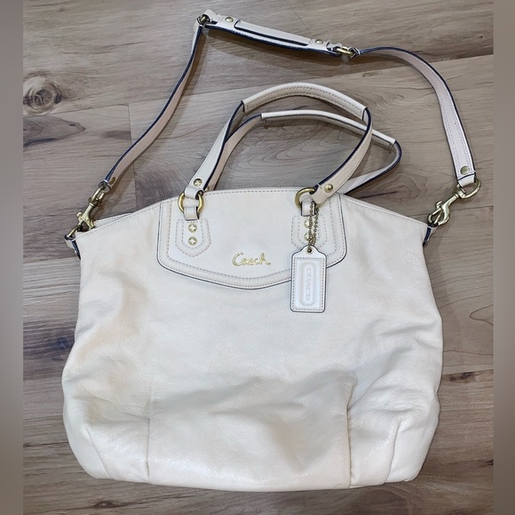Coach Madison Ashley Leather Satchel - Picture 1 of 15